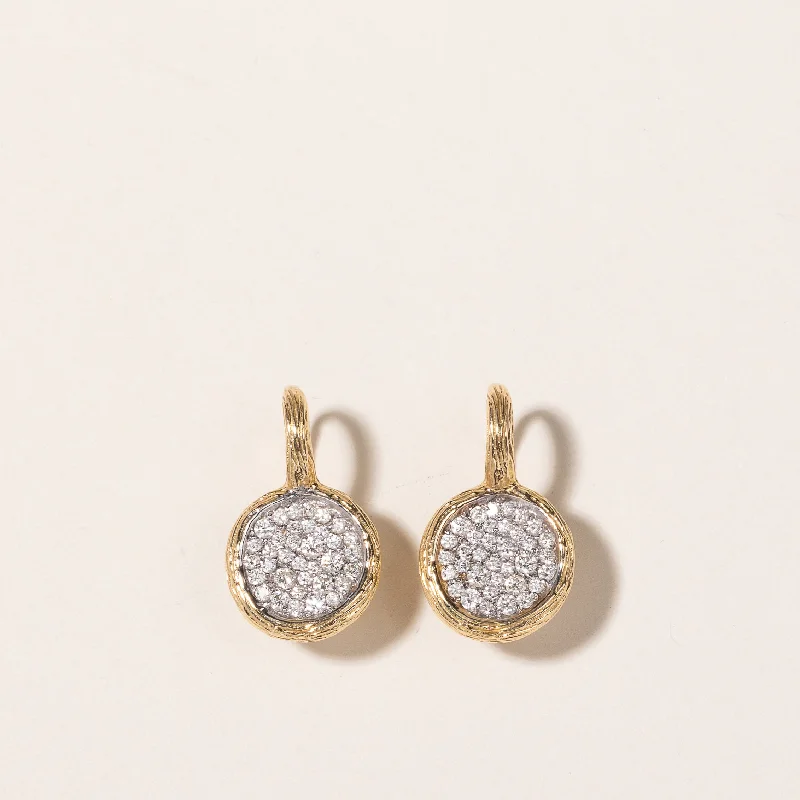 Huge Markdowns On Premium Jewelry Styles 18K Yellow Gold Diamond Earrings | 0.85ctw Huge Markdowns On Premium Jewelry Styles 18K Yellow Gold Diamond Earrings | 0.85ctw