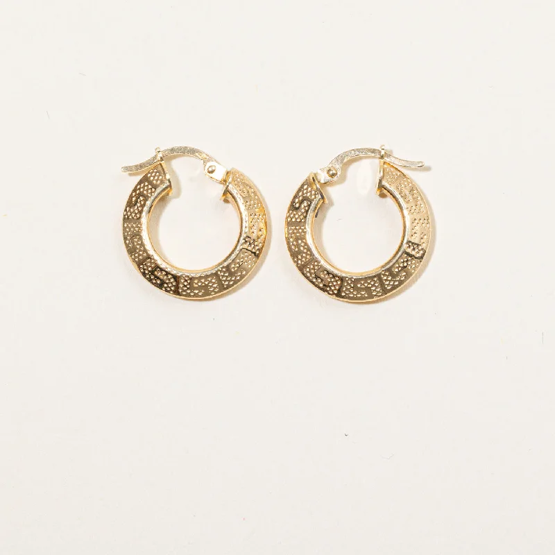 Luxury Jewelry At Unbeatable Discounts 18k Yellow Gold Hoop Earrings