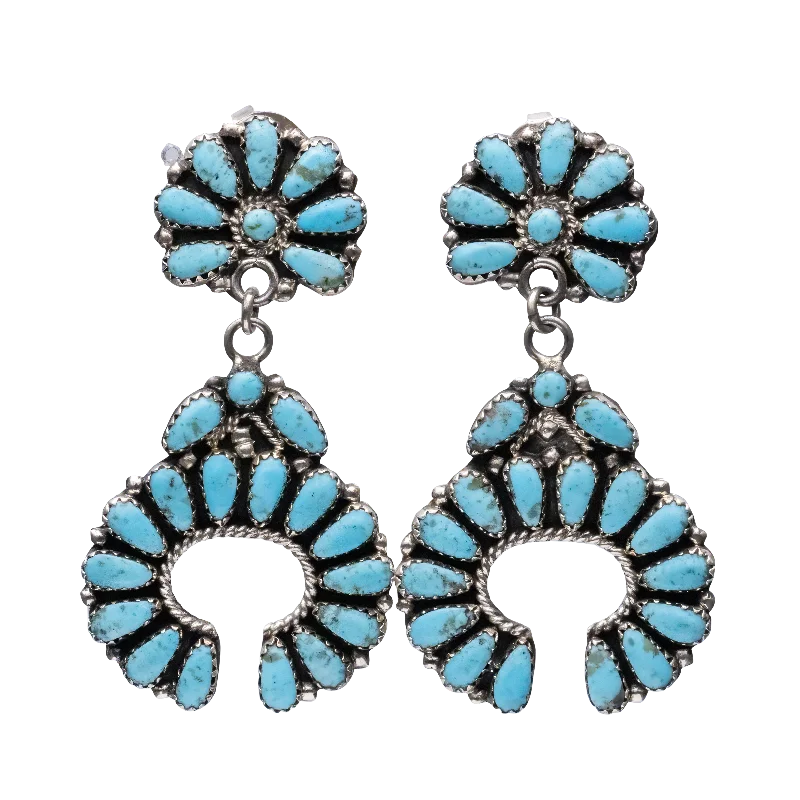 Elegant Jewelry, Exclusive Prices – Shop Now Kingman Turquoise Cluster Earrings | Zeta Begay Elegant Jewelry, Exclusive Prices – Shop Now Kingman Turquoise Cluster Earrings | Zeta Begay