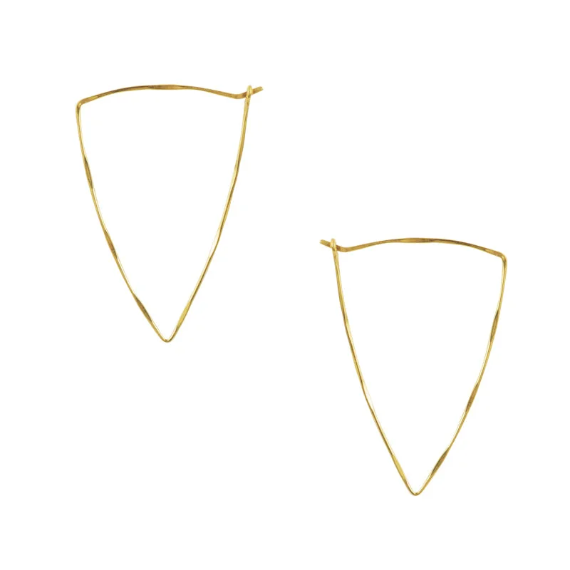 Elegant Jewelry, Exclusive Prices – Shop Now Isosceles Triangle Hoop Earrings in Gold Elegant Jewelry, Exclusive Prices – Shop Now Isosceles Triangle Hoop Earrings in Gold