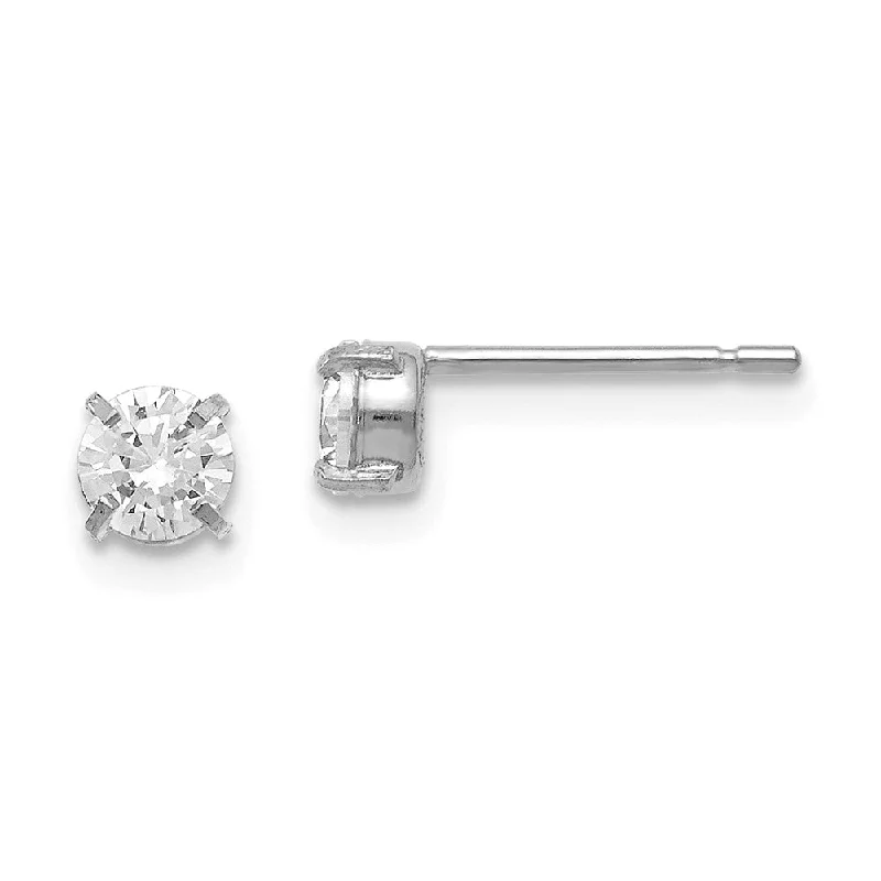 Exclusive Online Discounts On Stylish Jewelry 4mm Cubic Zirconia Stud Earrings in 14k White Gold Exclusive Online Discounts On Stylish Jewelry 4mm Cubic Zirconia Stud Earrings in 14k White Gold