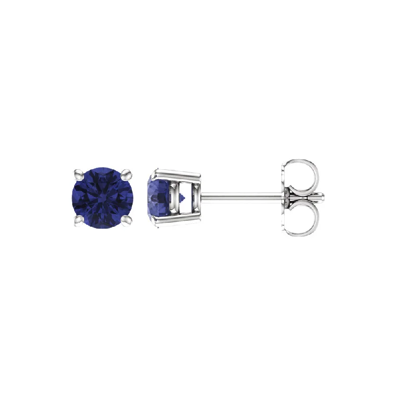Exclusive Jewelry Sale – Grab Timeless Pieces Now 5mm Round Tanzanite Stud Earrings in 14k White Gold Exclusive Jewelry Sale – Grab Timeless Pieces Now 5mm Round Tanzanite Stud Earrings in 14k White Gold
