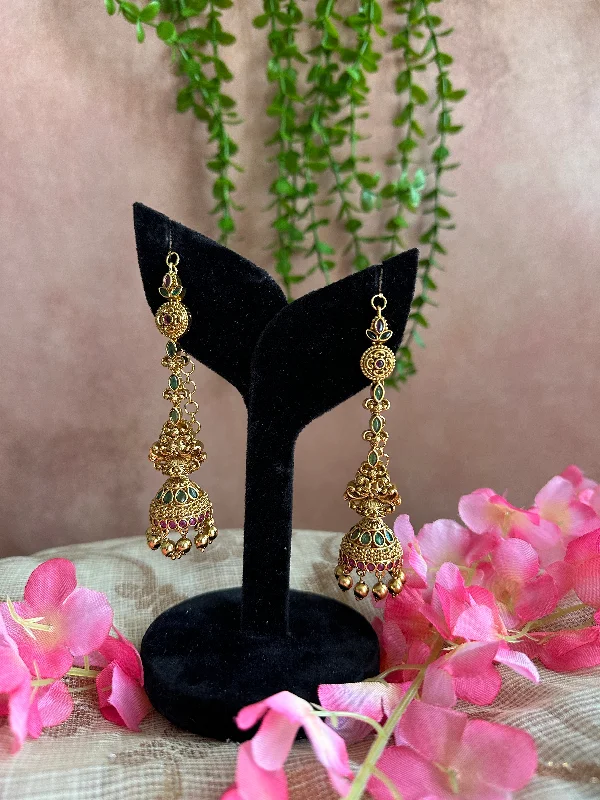 Make Every Moment Shine – Jewelry Discounts Available Antique jhumkas with matti