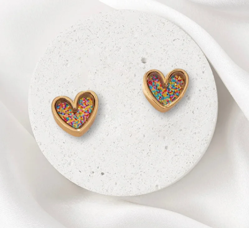 Limited Stock On Premium Jewelry At Low Prices Beautiful Glitter Heart Earrings