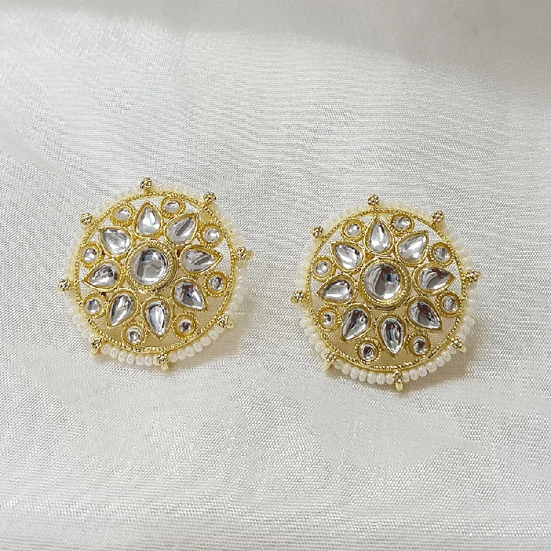 Buy More, Save More On Stunning Jewelry Designs Bhavi Jewels Gold Plated Stud Earrings Buy More, Save More On Stunning Jewelry Designs Bhavi Jewels Gold Plated Stud Earrings