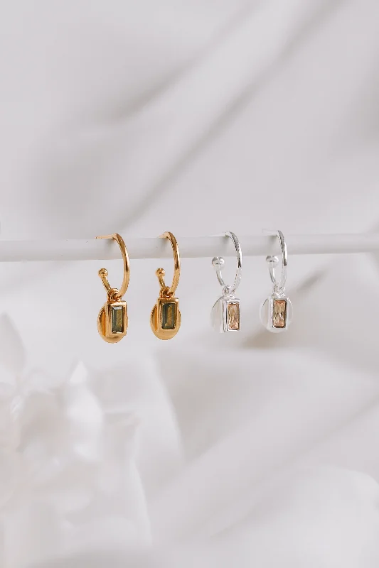 Limited-Time Offer On Elegant Jewelry Pieces Carmela - Gold or Silver Stainless Steel Monogram Earrings