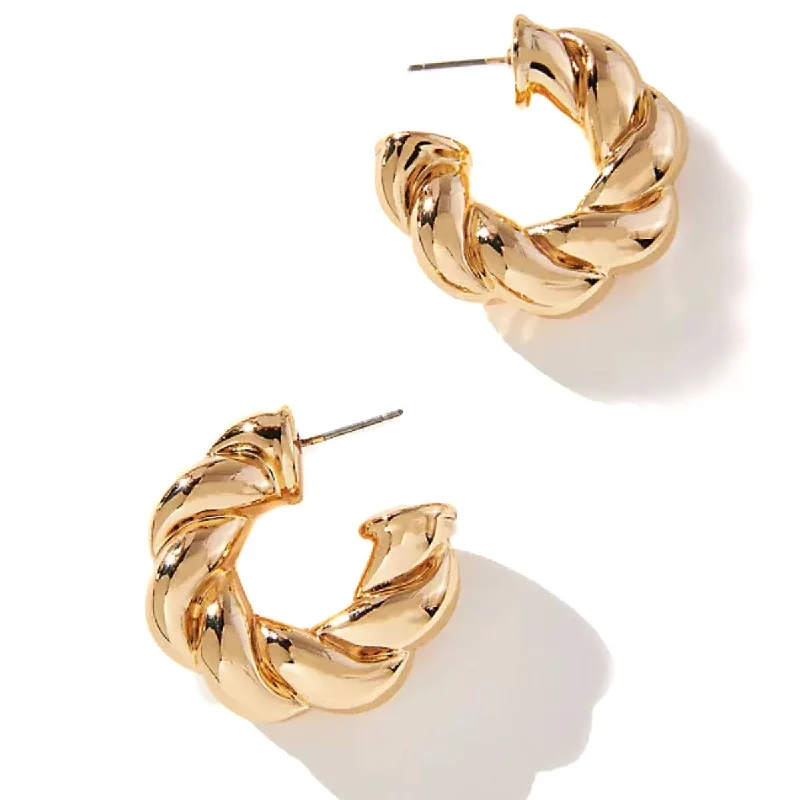 The Perfect Jewelry Piece At The Perfect Price Chunky Rope Twist Hoop Earrings