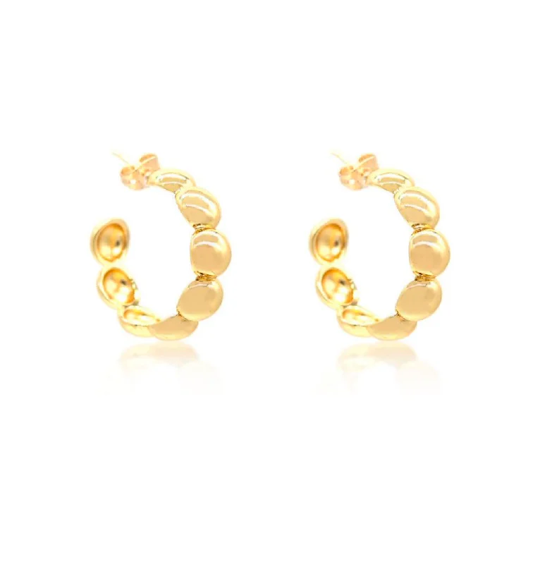 Timeless Elegance, Temporary Discounts – Act Fast Crescent Beaded Earrings