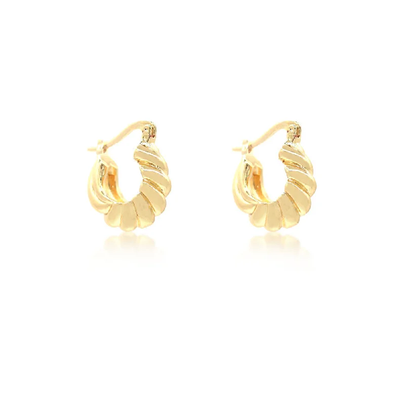 Make Your Outfit Shine With Discounted Jewelry Crescent Hoop Earring