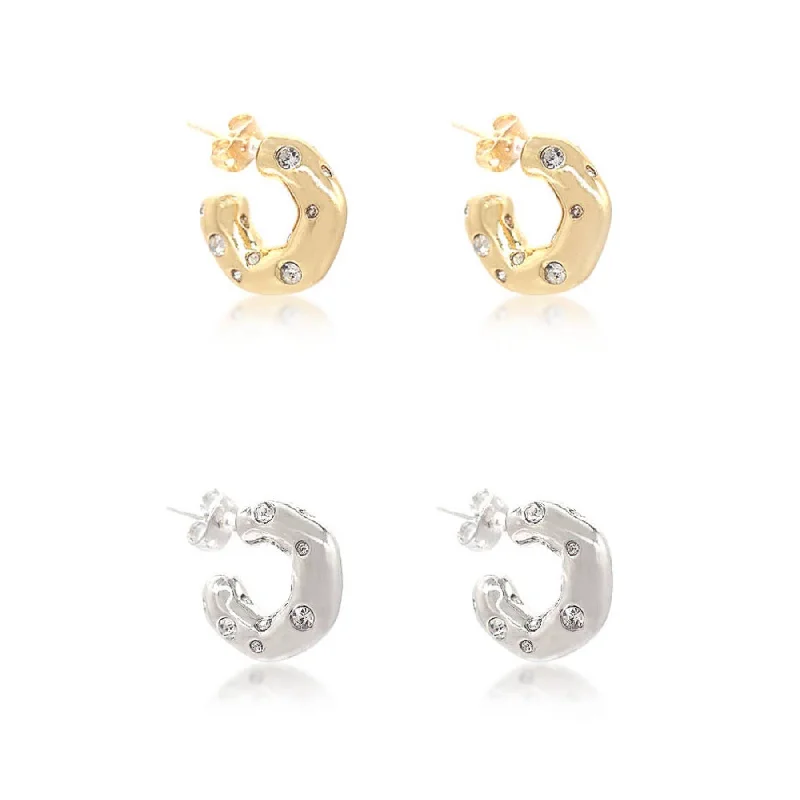 Elegant Jewelry, Affordable Luxury – Shop Now Cz Cluster Hoop Earrings