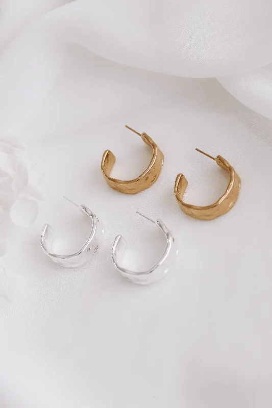 Grab Your Favorite Jewelry At The Lowest Prices Dani - Gold or Silver Stainless Steel Hoops