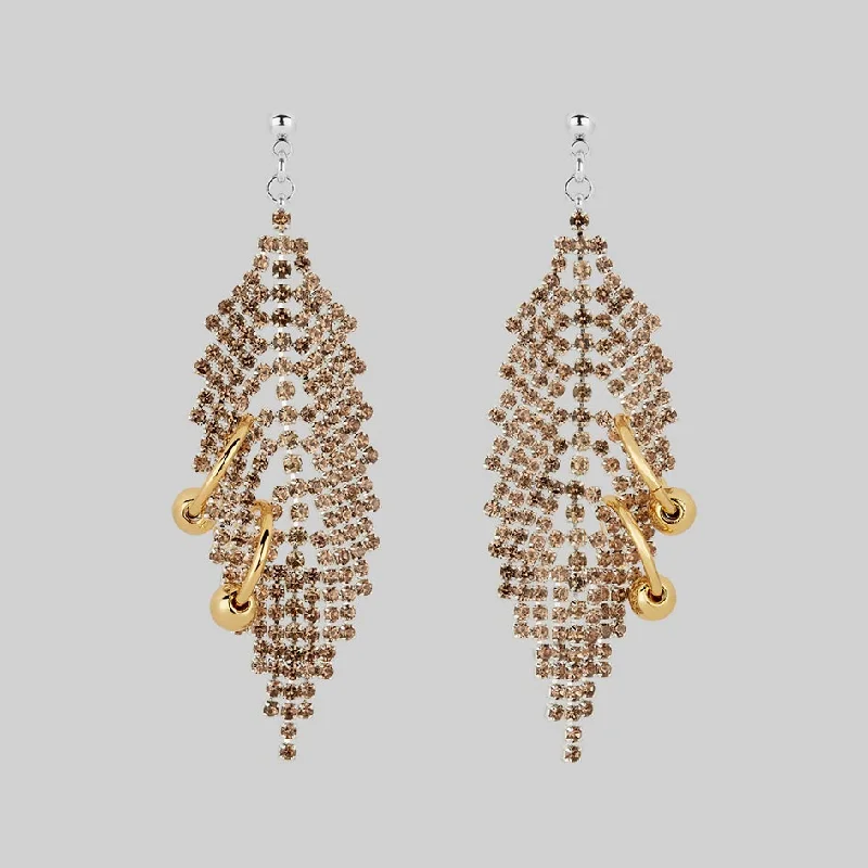 Elegant Jewelry At Unbeatable Prices – Shop Today DOWNFALL. Pierced Dazzle Chain Chandelier Earrings - Silver Elegant Jewelry At Unbeatable Prices – Shop Today DOWNFALL. Pierced Dazzle Chain Chandelier Earrings - Silver