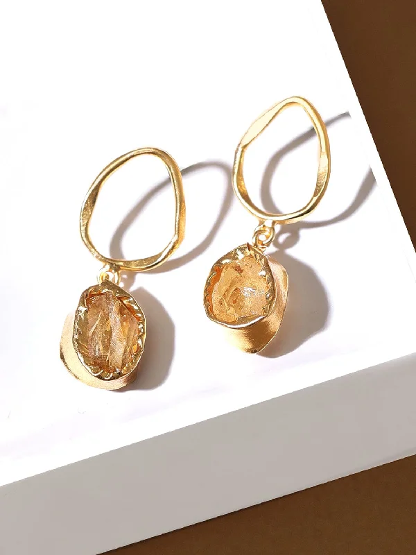 Upgrade Your Jewelry Collection For Less Rubans Gold Toned Marble Stone Drop Earring Upgrade Your Jewelry Collection For Less Rubans Gold Toned Marble Stone Drop Earring
