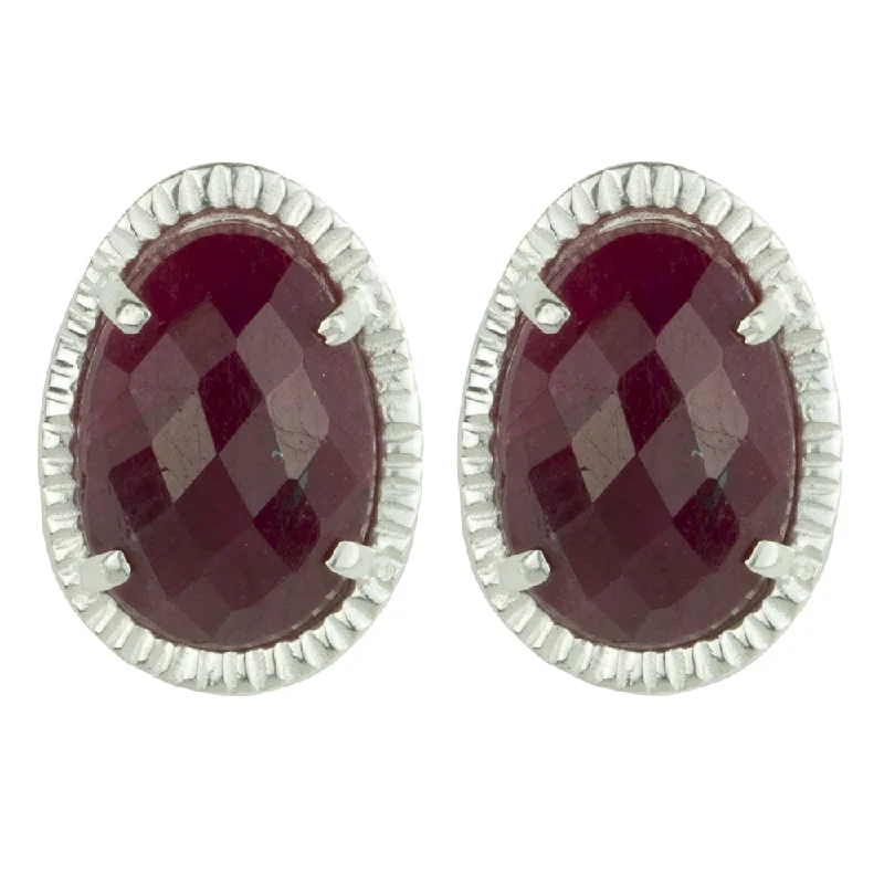 Personalized Jewelry Sale – Meaningful Gifts At Great Prices Organic Orb Earrings in Red Ruby Personalized Jewelry Sale – Meaningful Gifts At Great Prices Organic Orb Earrings in Red Ruby