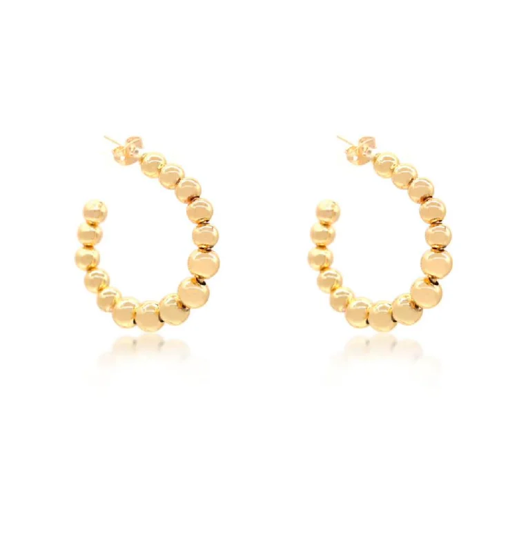 Sparkle On A Budget – Fine Jewelry For Less Gold Beaded Earrings