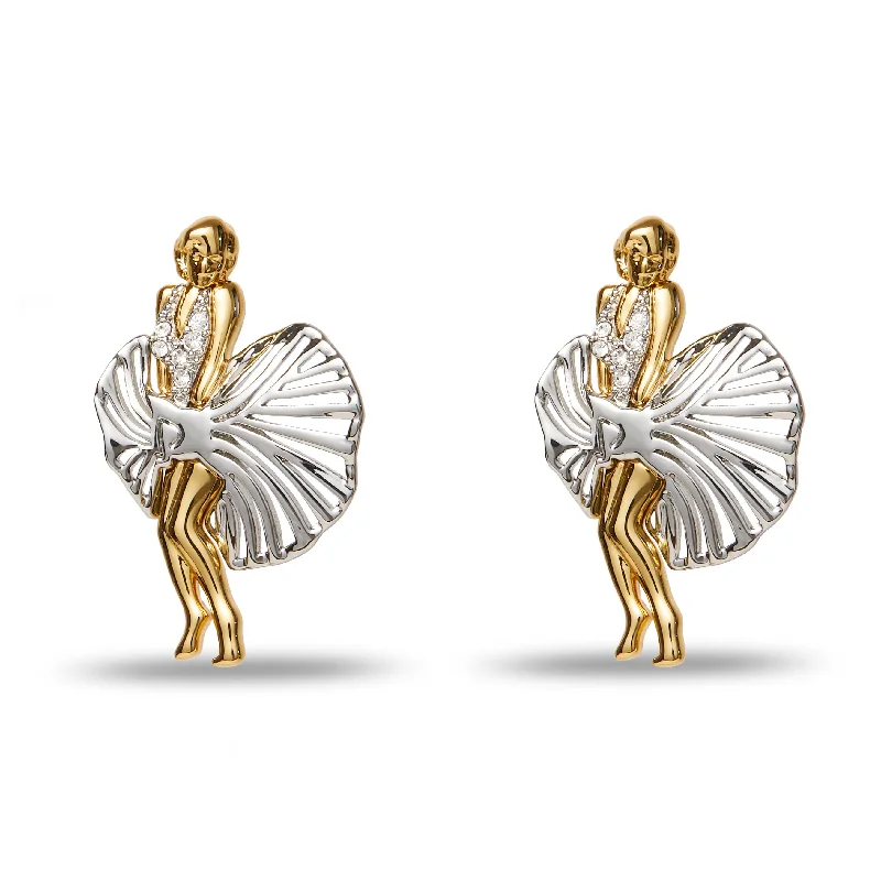 Don't Miss Out On Jaw-Dropping Jewelry Discounts GOLD LELE SADOUGHI X MARILYN MONROE EARRINGS