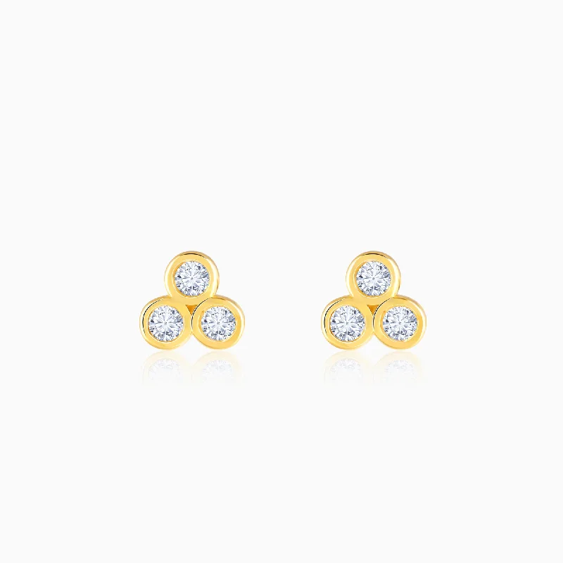 Bestselling Jewelry At Special Promotional Rates Gold Twinkling Triangle Diamond Stud Earrings Bestselling Jewelry At Special Promotional Rates Gold Twinkling Triangle Diamond Stud Earrings