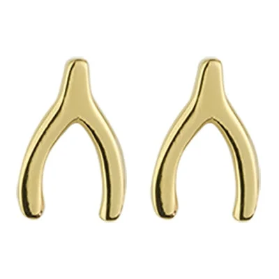 Exclusive Jewelry Sale – Shine For Less Wishbone Post Earring