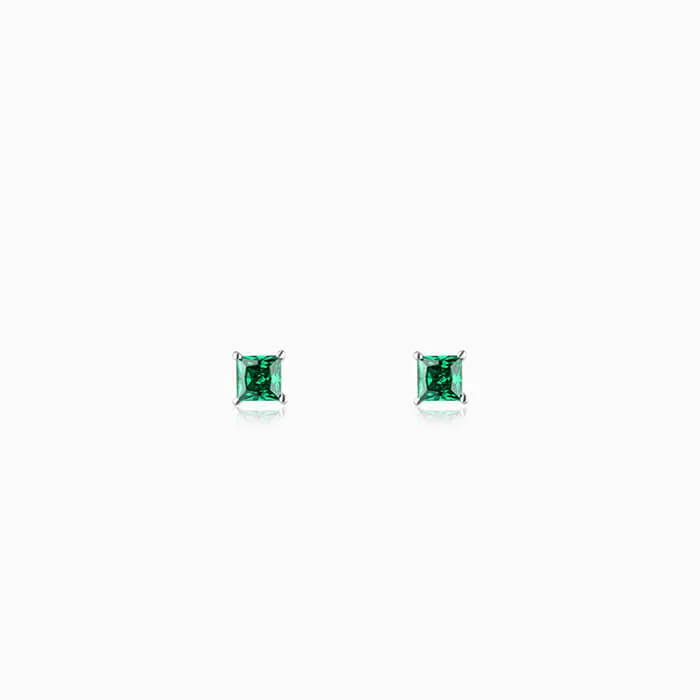 Buy More, Save More On Stunning Jewelry Designs Silver Emerald Green Square Stud Earrings Buy More, Save More On Stunning Jewelry Designs Silver Emerald Green Square Stud Earrings