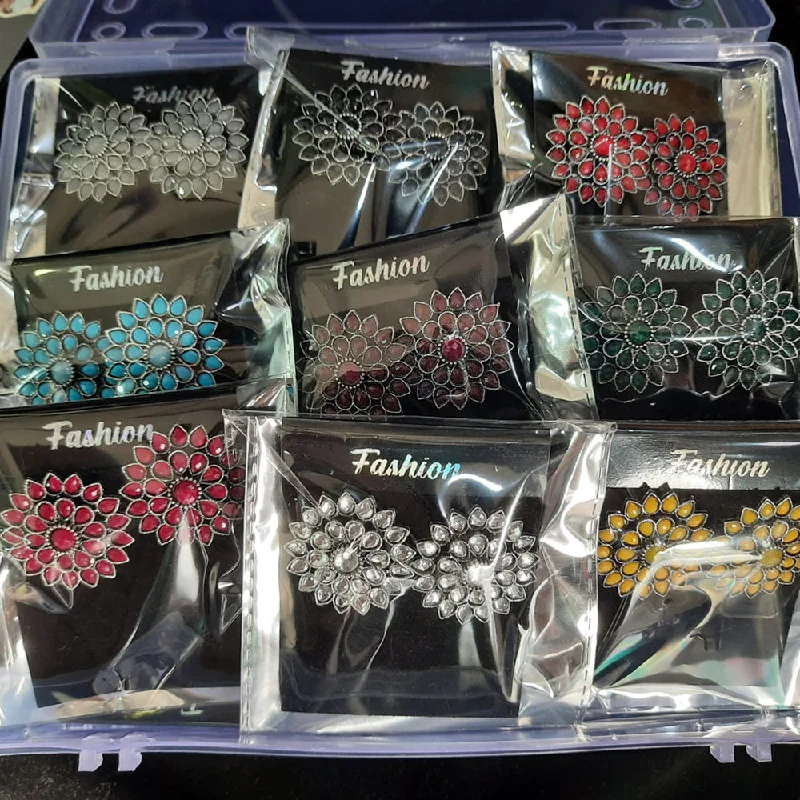 Your Perfect Accessory At The Perfect Price H K Fashion Silver Plated Assorted Color Stud Earrings Your Perfect Accessory At The Perfect Price H K Fashion Silver Plated Assorted Color Stud Earrings