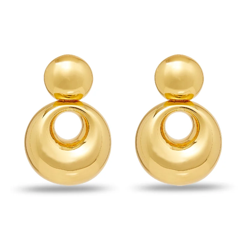 Save On Luxury Jewelry Pieces – Limited-Time Offers GOLD MEDALLION DROP EARRINGS