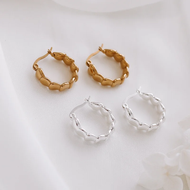 Exclusive Jewelry Offers – Sparkle For Less Ilaria - Gold or Silver Stainless Steel Hoops