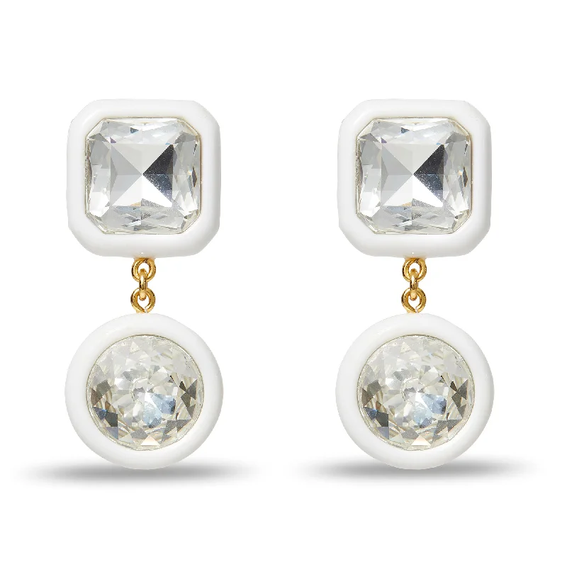 Shine In Style – Shop Jewelry Discounts Today IVORY GEM DROP EARRINGS