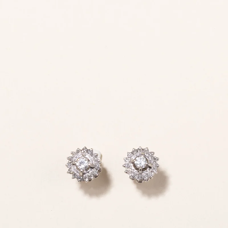 Best-Selling Jewelry Now Available At Special Deals 10k White Gold Diamond Earring | 0.68ctw | 1cm Best-Selling Jewelry Now Available At Special Deals 10k White Gold Diamond Earring | 0.68ctw | 1cm
