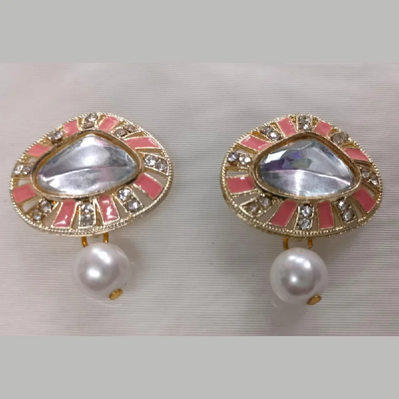 Handcrafted Beauty At Affordable Prices Khushboo Jewellers Gold Plated Stud Earrings (Assorted Color) Handcrafted Beauty At Affordable Prices Khushboo Jewellers Gold Plated Stud Earrings (Assorted Color)
