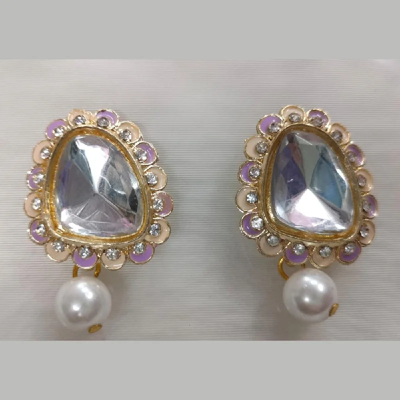 Your Dream Jewelry At Dream Prices Khushboo Jewellers Gold Plated Stud Earrings (Assorted Color) Your Dream Jewelry At Dream Prices Khushboo Jewellers Gold Plated Stud Earrings (Assorted Color)