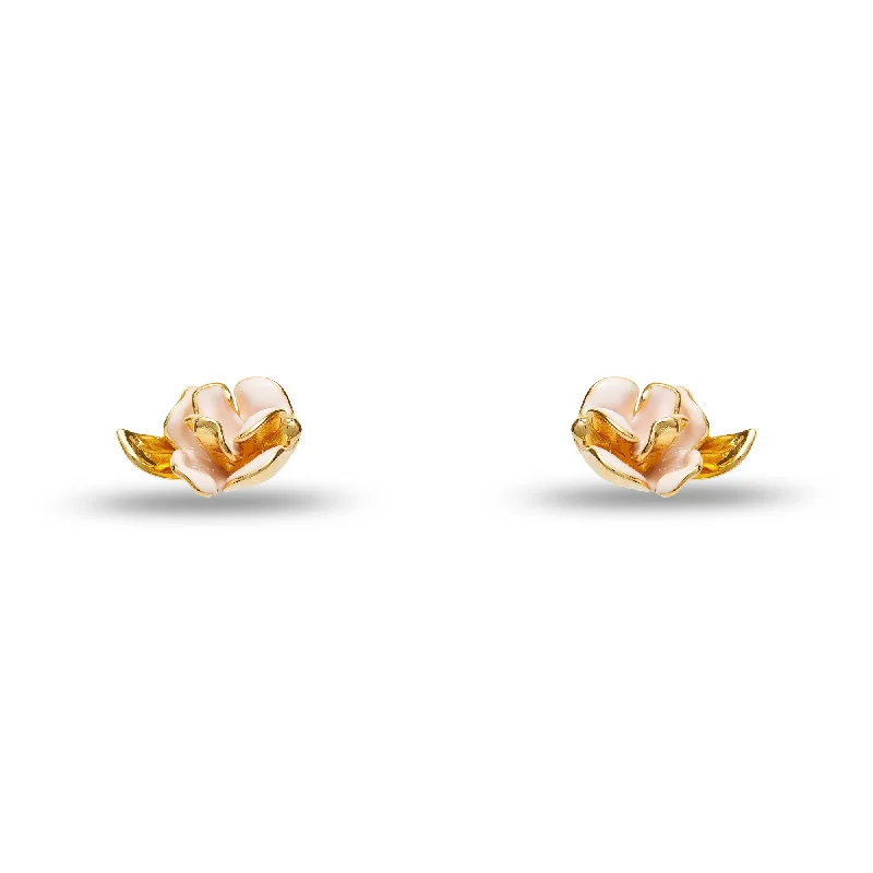 Shop Stylish Jewelry Now And Save Big KLIMT ROSE THE MET X LELE KLIMT ROSE BUTTON EARRINGS