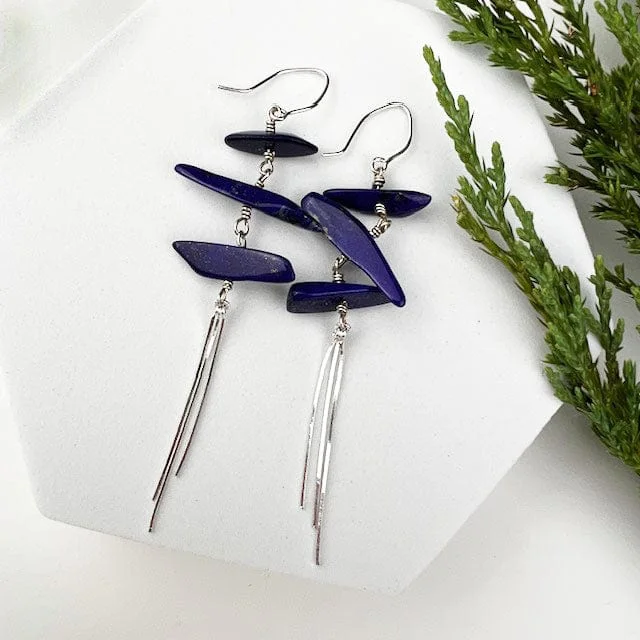 Elegant Jewelry Styles At Budget-Friendly Prices Lapis Lantern Earrings