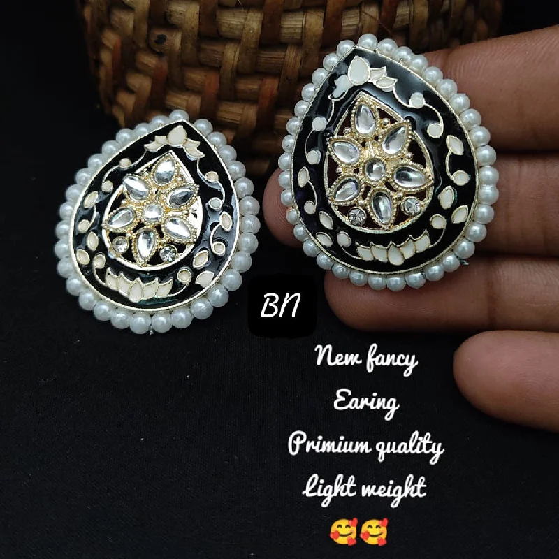 Jewelry Clearance Event – Stock Up Before It's Over Lucentarts Jewellery Gold Plated Meenakari Stud Earrings Jewelry Clearance Event – Stock Up Before It's Over Lucentarts Jewellery Gold Plated Meenakari Stud Earrings