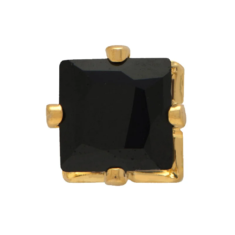 Unmissable Jewelry Sale – Shop Before It's Too Late Mahi Gold Plated Square Stud Earrings Black Crystal Piercing Mens Earrings (BB1101006GBla) Unmissable Jewelry Sale – Shop Before It's Too Late Mahi Gold Plated Square Stud Earrings Black Crystal Piercing Mens Earrings (BB1101006GBla)