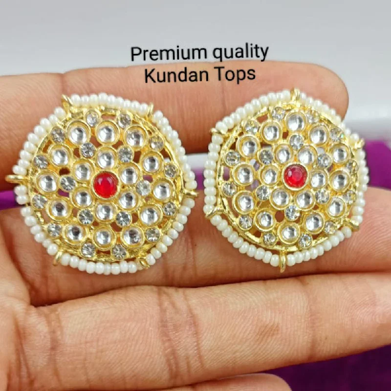 Timeless Elegance Now At Special Discounts Manisha Jewellery Gold Plated Kundan Stone Stud Earrings Timeless Elegance Now At Special Discounts Manisha Jewellery Gold Plated Kundan Stone Stud Earrings