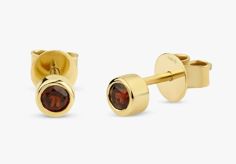 Luxury Jewelry Now At Special Promotional Rates Natural Garnet Stud Earrings, Vienna Luxury Jewelry Now At Special Promotional Rates Natural Garnet Stud Earrings, Vienna