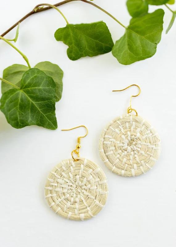 Shop Trending Jewelry With Exclusive Savings Natural Woven Basket Earrings