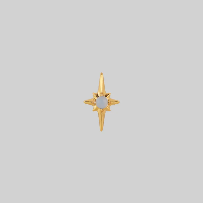 Seasonal Jewelry Sale – Upgrade Your Collection NOVA. Star Flare Opalite Stud Earring - Gold Seasonal Jewelry Sale – Upgrade Your Collection NOVA. Star Flare Opalite Stud Earring - Gold