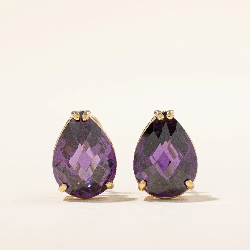 Exclusive Jewelry Sale Event – Shop Now Pear Amethyst Earrings | 11.50ctw |