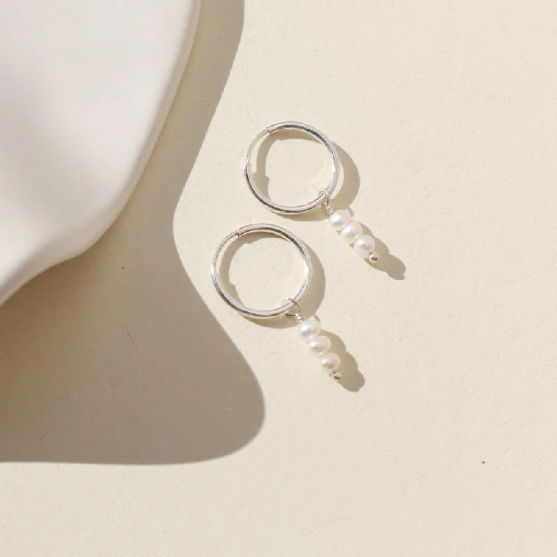 Discover Unique Jewelry With Special Limited-Time Offers Petite Pearl Hoops