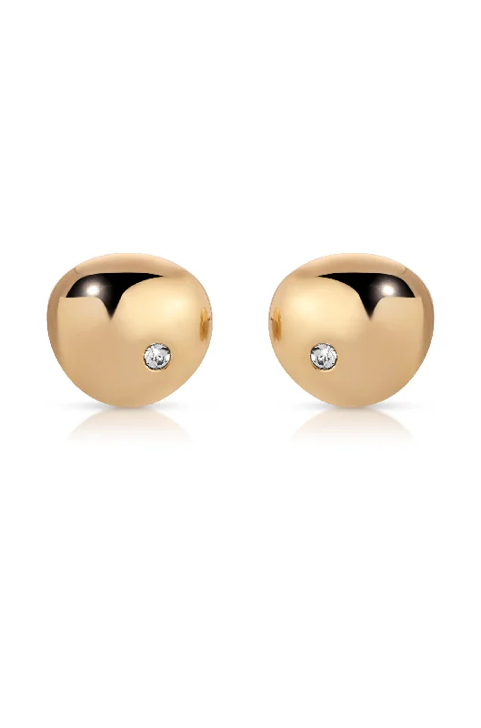 Shop High-Quality Jewelry At Jaw-Dropping Discounts Polished Pebble Crystal Stud Earrings Shop High-Quality Jewelry At Jaw-Dropping Discounts Polished Pebble Crystal Stud Earrings