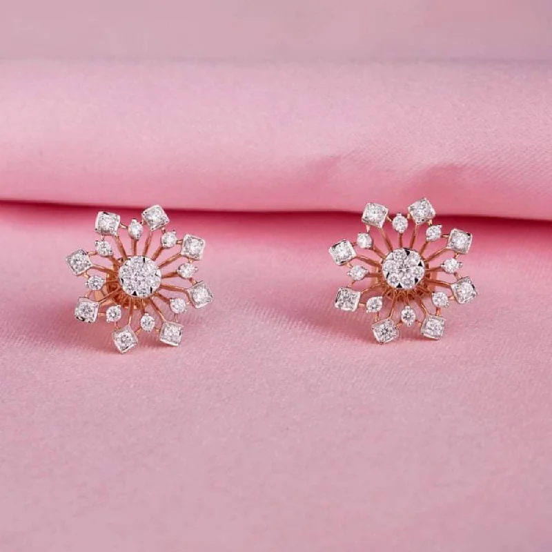Shine Bright With Our Special Jewelry Promotions Pooja Bangles Rose Gold Plated Stud Earrings Shine Bright With Our Special Jewelry Promotions Pooja Bangles Rose Gold Plated Stud Earrings