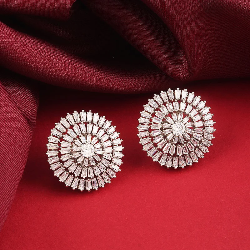 Personalized Jewelry Sale – Meaningful Gifts At Great Prices Raddhi Jewels Silver Plated AD Stud Earrings Personalized Jewelry Sale – Meaningful Gifts At Great Prices Raddhi Jewels Silver Plated AD Stud Earrings