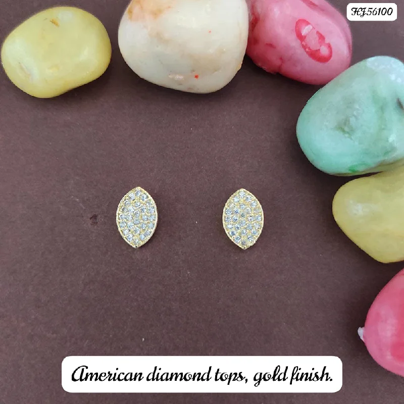 Jewelry Sale Alert – Shop Timeless Elegance Today Raj Creations Gold Plated AD Stone Stud Earrings Jewelry Sale Alert – Shop Timeless Elegance Today Raj Creations Gold Plated AD Stone Stud Earrings