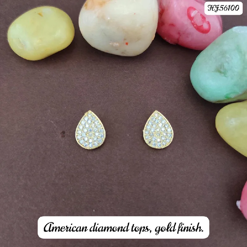 Save On Luxury Jewelry Pieces – Limited-Time Offers Raj Creations Gold Plated AD Stone Stud Earrings Save On Luxury Jewelry Pieces – Limited-Time Offers Raj Creations Gold Plated AD Stone Stud Earrings
