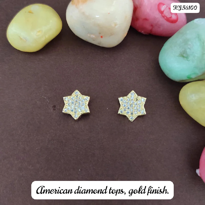 Best Jewelry Deals – Shop Premium Pieces At Great Prices Raj Creations Gold Plated AD Stone Stud Earrings Best Jewelry Deals – Shop Premium Pieces At Great Prices Raj Creations Gold Plated AD Stone Stud Earrings
