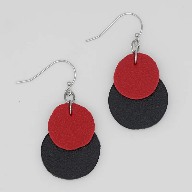 Luxury Jewelry Without The Luxury Price Tag Red Paris Leather Earrings