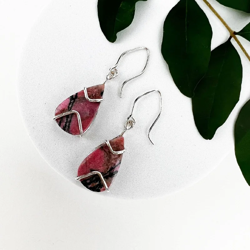 Unmissable Jewelry Sale – Shop Before It's Too Late Rhodonite Winds Earrings