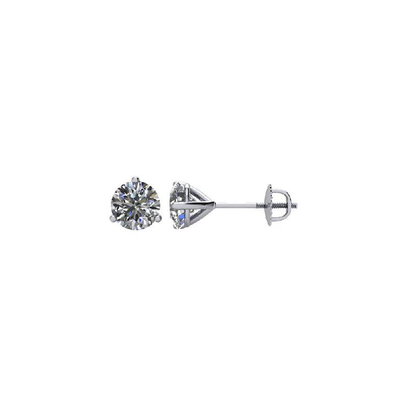 The Perfect Accessory For Less – Jewelry Sale Live Round 1.0 Cttw Diamond Screw Back Stud Earrings in 14k White Gold The Perfect Accessory For Less – Jewelry Sale Live Round 1.0 Cttw Diamond Screw Back Stud Earrings in 14k White Gold