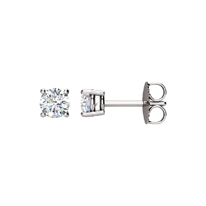 Exclusive Online Jewelry Sale – Don't Wait Round 3/4 Cttw Basket Style Diamond Stud Earrings in 14k White Gold Exclusive Online Jewelry Sale – Don't Wait Round 3/4 Cttw Basket Style Diamond Stud Earrings in 14k White Gold